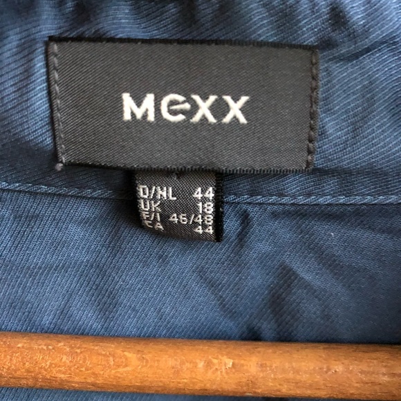 Sz XL Mexx Tuxedo dress in a pretty slate blue - Picture 2 of 3